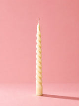 Twisted Spiral Taper Candle 8 – Sculptural Helix Candle
