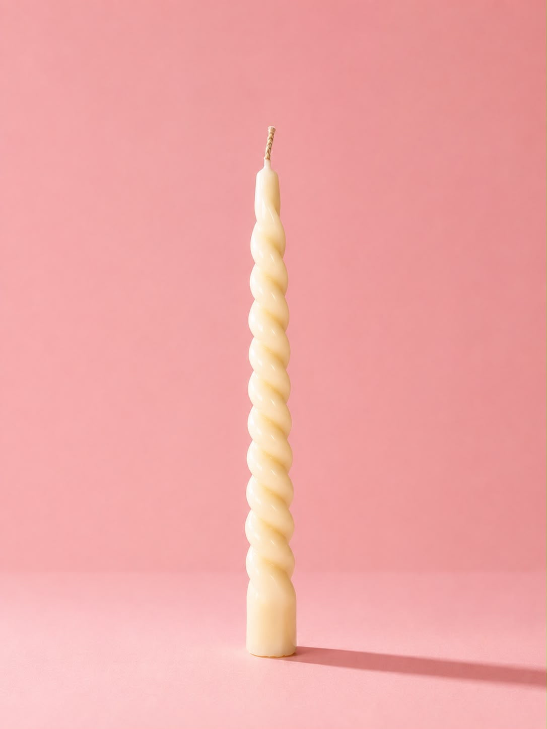 Twisted Spiral Taper Candle 8 – Sculptural Helix Candle