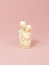 Embracing Couple Candle – Romantic Sculptural Couple Mould Candle