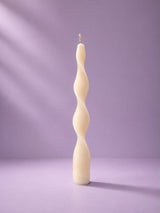 Twisted Sculptural Taper Candle 6 – Spiral Decorative Candle