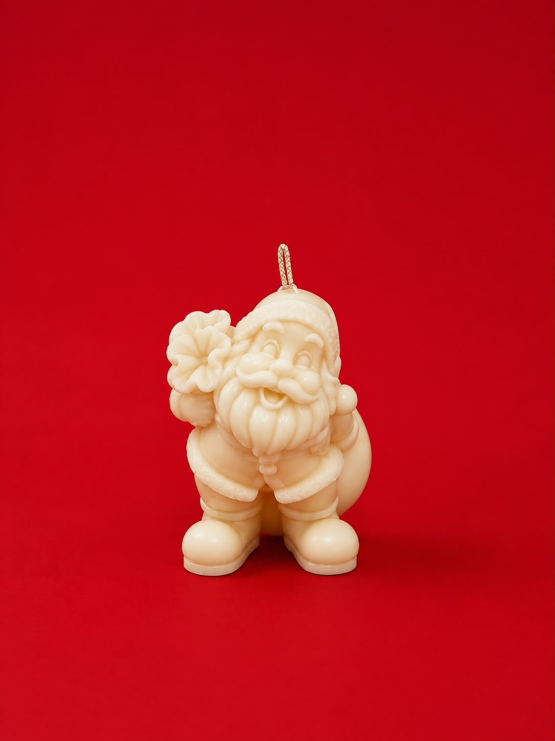 Santa Claus Christmas Candle – Sculptural Festive Mould Candle