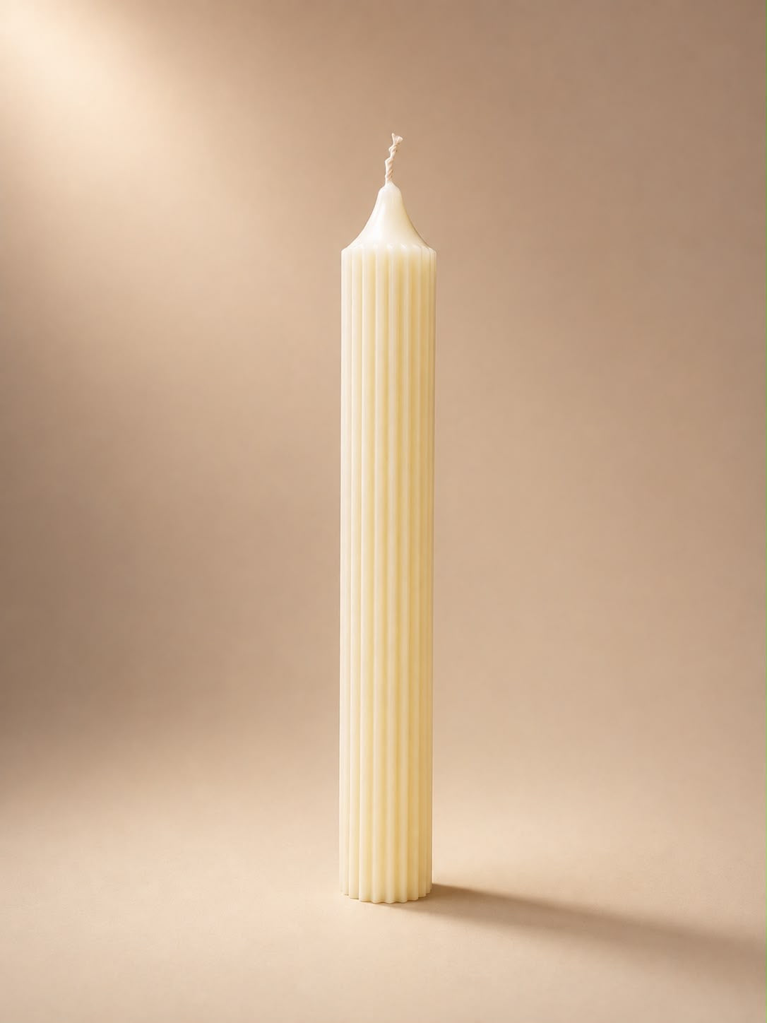 Fluted Taper Pillar Candle 1
