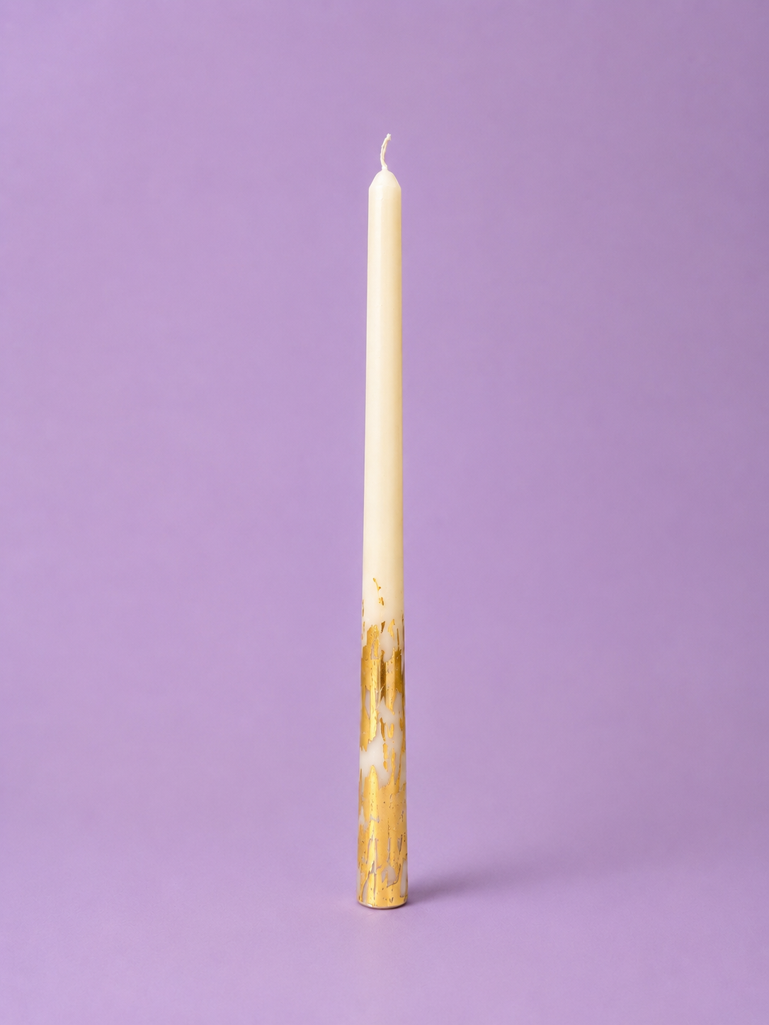 Gold Accent Taper Candle 13 – Decorative Tall Candle