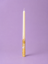 Gold Accent Taper Candle 13 – Decorative Tall Candle