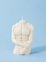 Male Torso Sculptural Mould Candle – Premium Soy Wax