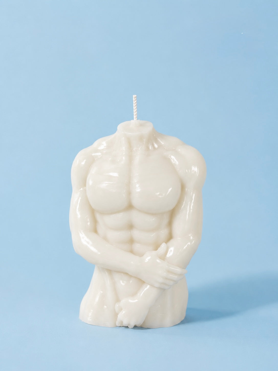Male Torso Sculptural Mould Candle – Premium Soy Wax